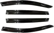 YW AUTO Out Channel Ventvisor/Window Deflectors/Window Visor | Fits 2015-2020 Subaru Levorg, 4 pcs.