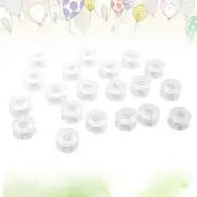 30pcs Clear Plastic Domestic Sewing Machine Bobbins Plastic Bobbins Bobbins for