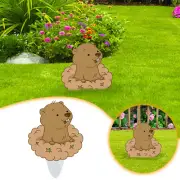 Acrylic Groundhog Day Graden Decoration Groundhog Garden Outdoor Decoration