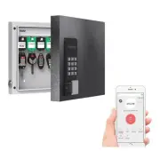 WeHere 16 Key Lock Box Wall Mount, APP Bluetooth/OTP/Wi-Fi/Fixed Code/Key Unl...