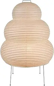 Tripod Floor Lamp Bedroom Bedside Living Dining Room Study Loft Decor Desk Light White Rice Paper Table Lamp,One Size,White