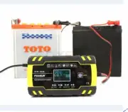 Smart Automatic 8A Car Battery Charger Jump Starter Pulse Repair 12V 24V AGM/GE