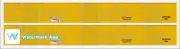 Adhesive Vinyl Coach Decal suit OO gauge Hornby / Lima - Network Rail Super GUV