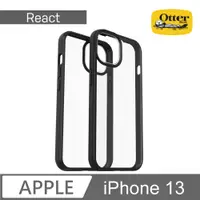 在飛比找PChome24h購物優惠-OtterBox iPhone 13 React輕透防摔殼-