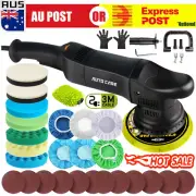 Dual Action Car Polisher Random Orbital Buffing Polishing Machine 150mm Pad Kits