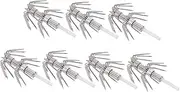 GANAZONO 7Pcs Luminous Octopus Hooks Durable Double Fishing Hooks Sea Fishing Gear for Squid and Octopus Fishing Accessories