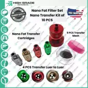 Nano Fat Filter 10 Pcs Nano Fat Transfer Kit Liposuction Surgery Instrument Set