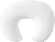 QUENESS Nursing Pillow Cover, Stretchy Cotton Soft Removable Breastfeeding Pillow Cases Slipcover Fits for Standard Nursing Pillow for Baby Boys Girls (White)