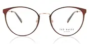Ted Baker TB2250 Olia 742 Men's Glasses Red Size 50 - Private Health Rebate - Blue Light Block Available