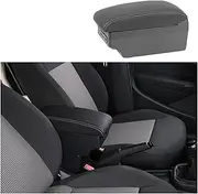 Compatible For Suzuki Celerio Armrest For Celerio Armrest Box Modification Parts Add Storage Box Car Accessories USB Multifunction(B3-black white 7 usb)
