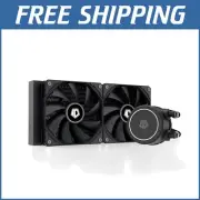 High-Performance CPU Water Cooler - AIO 240mm with LED Lighting for Intel/AMD