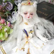 Cute Girl 1/4 BJD Doll Elf Ears Dolls Jointed Body Eyes Makeup Wigs Clothes Set