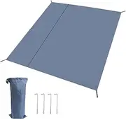 Camping Floor Mat,Foldable Ground Pad Camping - Tear-Resistant Oxford Rugs with Storage Bag for Porch Balcony Hiking Picnic Patio Lawn