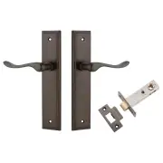 Stirling Lever Stepped Backplate Passage Kit Signature Brass