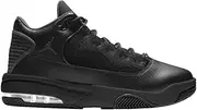 [Nike] Jordan Max Aura 2 (gs) Big Kids Basketball Shoes Cn8094-005 Size 4.5 Black/Black/Black