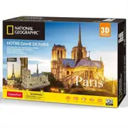 National Geographic Paris Notre Dame 3D Puzzle 128 Piece