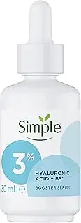Simple Booster Serum 3% Hyaluronic Acid & B5 for hydrated, softer skin 30mL