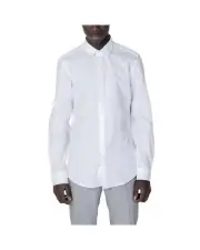 Antony Morato Poplin Shirt Long Sleeve - Shirts - White -Size 54