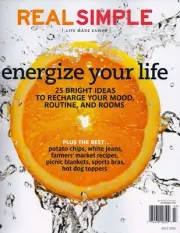 new Real Simple Life Made Easier Magazine July Jul 2010 10 Energize Your Life !