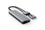 HyperDrive Viper 10-in-2 USB-C Hub with Dual Display for Mac/PC - Space Grey [HD392-GRAY]