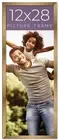 12x28 Frame Gold Bronze Solid Wood Picture Frame Width 0.75 Inches | Interior Fr