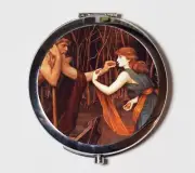 Persephone Greek Mythology Compact Mirror Make Up Pocket Mirror Cosmetic
