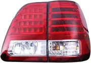 Car Accessories Animation LED Trailer Lights Tail Lamp DRL Signal Automotive Plug And Play Compatible With TOYOTA LAND CRUISER 2000-2007 tail lights