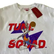 NWT Mitchell & Ness Bugs Bunny Space Jam Tune Squad LS Sweatshirt Sz XL
