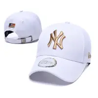 在飛比找蝦皮購物優惠-優質帽子MLB紐約洋基回彈帽男女帽子嘻哈hats 9fift