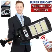 Luz Lamparas 225 LED Luces Solares Exterior Jardin Con Sensor De Movimiento