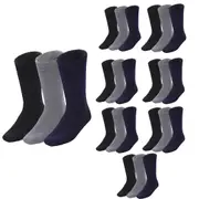 24 Pairs BAMBOO SOCKS Mens Heavy Duty Premium Thick Work Socks Cushion BULK