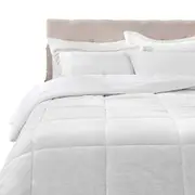 Grey Ultra Soft Sherpa Comforter Bed Set