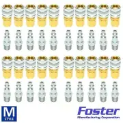 40pc Quick Coupler Set Air Hose Connector Fittings 1/4 NPT Tools Plug Compressor