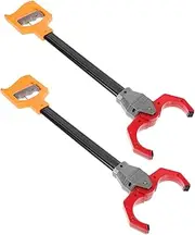 BESTonZON 2pcs Outdoor Cleaning Supplies Grabber Tool Cartoon Mechanical Arm for Fun Interactive Garbage Pickup Clip Enhances Hand Eye Coordination Imagination
