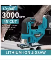 For Makita Battery PIN Brushless Jigsaw 340W Electric Jig with Saw Blade 18v