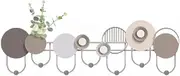 Coat Rack Wall Mount Decorative Coat Hooks Book Bag Storage Wall Hanging Entry Door Wall Coat Hooks Hanging Coat Rack for Coat, Scarf, Bag, Towel, Hat Wall Coat Hooks