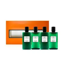 在飛比找PChome24h購物優惠-Hermes 愛馬仕 橘綠之泉旅行沐浴禮盒 (40ml ×4