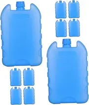 10pcs Packs Reusable Ice Packs for Coolers Cooling No Needed for Lunch Boxes and Freezer Use Special Sealed Design Prevents Leakage