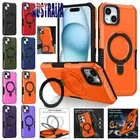 Tough Ring Case Heavy Duty Cover For iPhone 16 15 14 13 12 11 Pro XR Max 87 Plus