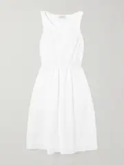[Matteau] Matteau - Organic Cotton-poplin Dress - White - 5 5 White