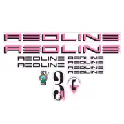 Redline - 1991- 320 - Pink and Black Decal set - Old school bmx