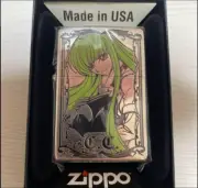 Zippo Code Geass Lelouch Of The Rebellion C.C. Limited Color Brass Lighter Japan