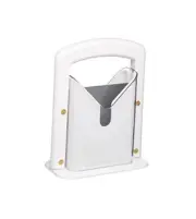 The Original Bagel Guillotine Universal Slicer, 9.25-Inch White