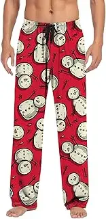 [Generic] Fr Pants for Men Pants Pajama Pants With Drawstring And Pockets Men Colorful Pants