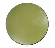 Yanco China BM-110GR Birmingham Green Melamine 10.25" dia. Plate - 2 Doz
