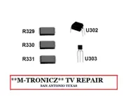 VIZIO P702UI-B3 POWER SUPPLY SMD PARTS PACK KIT