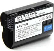 Replacement Rechargeable Battery for Nikon EN-EL15 EN-EL15a EN-EL15e MH-25 MH25 Z 5 Z5 Z 6 Z6 II Z 7 Z7 II Z 7 Q3 Z7Q3 1 V1 D500 D600 D610 D750 D780 D800 D800E D810 D810A D850 D7000 D7100 D7200 D7500