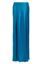 ALBERTA FERRETTI Long Satin Skirt
