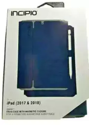 INCIPIO FOLIO Case with Magnetic Closure (NEW) iPad 2017 thru 2018 Blue