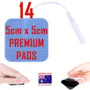 Dr Ho's compatible TENS ELECTRODE PADS - 5cm x 5cm x 14 BLUE PREMIUM PADS